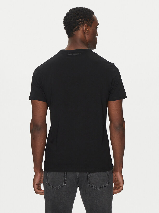 KARL LAGERFELD KARL LAGERFELD Camiseta 755076 552251 Negro Regular Fit