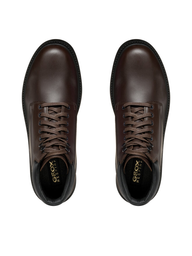Geox Schnürstiefeletten Geox U Lagorai + Grip B A U46HQA 00043 C6009 Braun