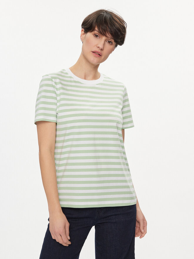 Pieces Pieces Póló Ria 17146339 Zöld Regular Fit