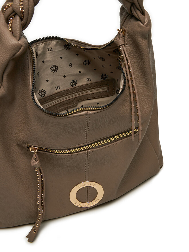Monnari Ročna torba Monnari TORIMP0-24Z-BAG5930-K015D000-R00 Rjava