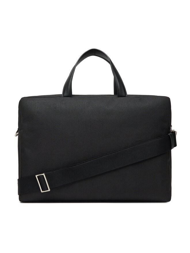 Calvin Klein Porta PC Calvin Klein Contrast Commuter Bag LV04D3032G Nero