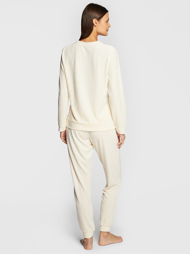 Selmark Selmark Pijama Basica P3773 Beis Regular Fit