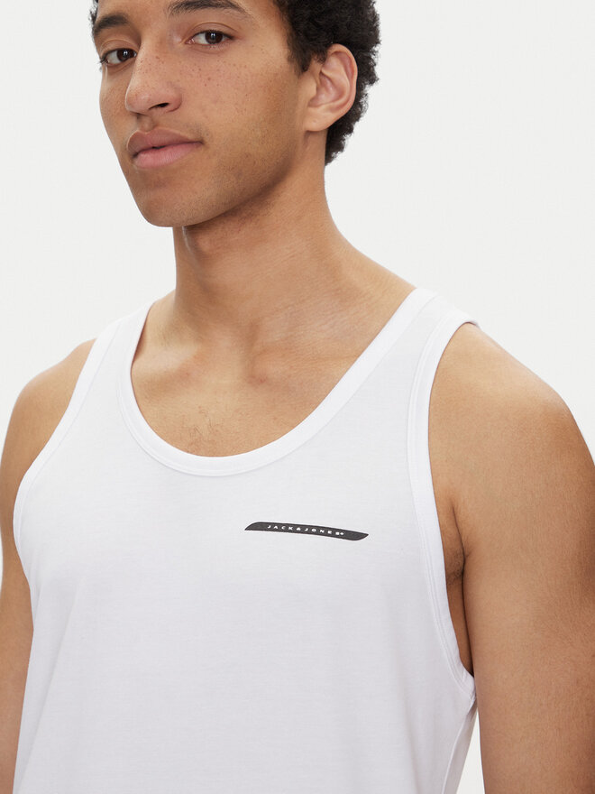 Jack&Jones Jack&Jones Майка Fusion 12276614 Білий Regular Fit