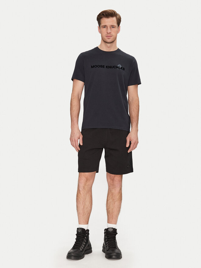 Moose Knuckles Moose Knuckles T-Shirt Conway M15MT760 Dunkelblau Regular Fit