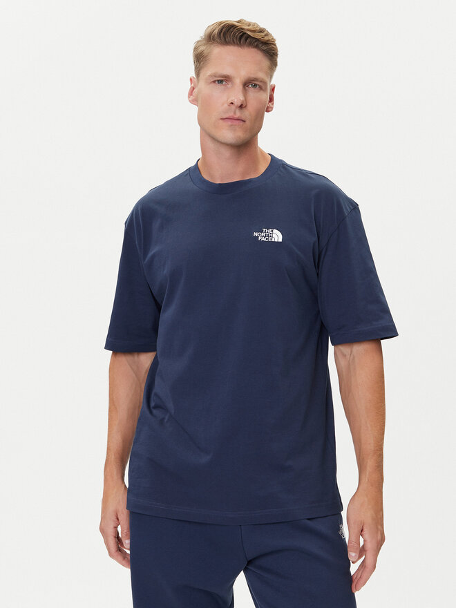 The North Face The North Face Camiseta Simple Dome NF0A87NR Azul marino Oversize