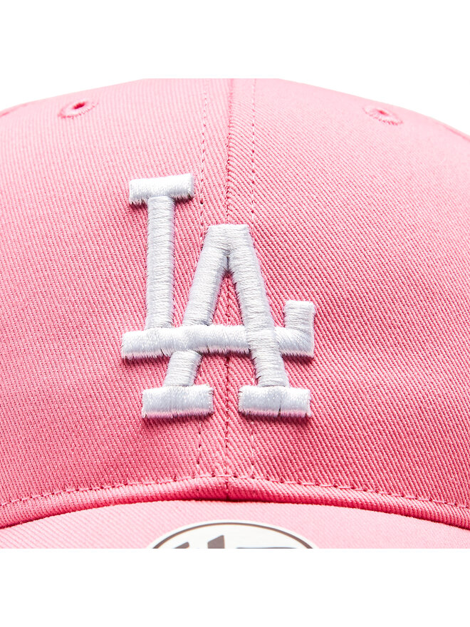 47 Brand Шапка с козирка 47 Brand MLB Los Angeles Dodgers Raised Basic '47 MVP B-RAC12CTP-RSA Розов