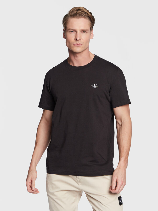 Calvin Klein Jeans Calvin Klein Jeans Σετ 2 T-Shirts J30J320199 Μαύρο Regular Fit