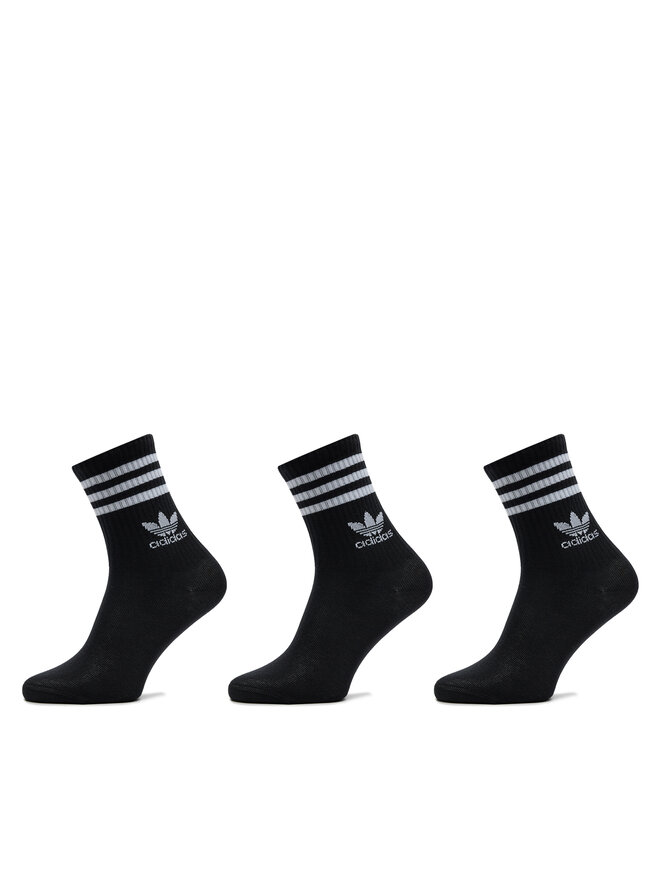 3er Set hohe Unisex Socken adidas Mid Cut Crew IL5022 Schwarz eschuhe