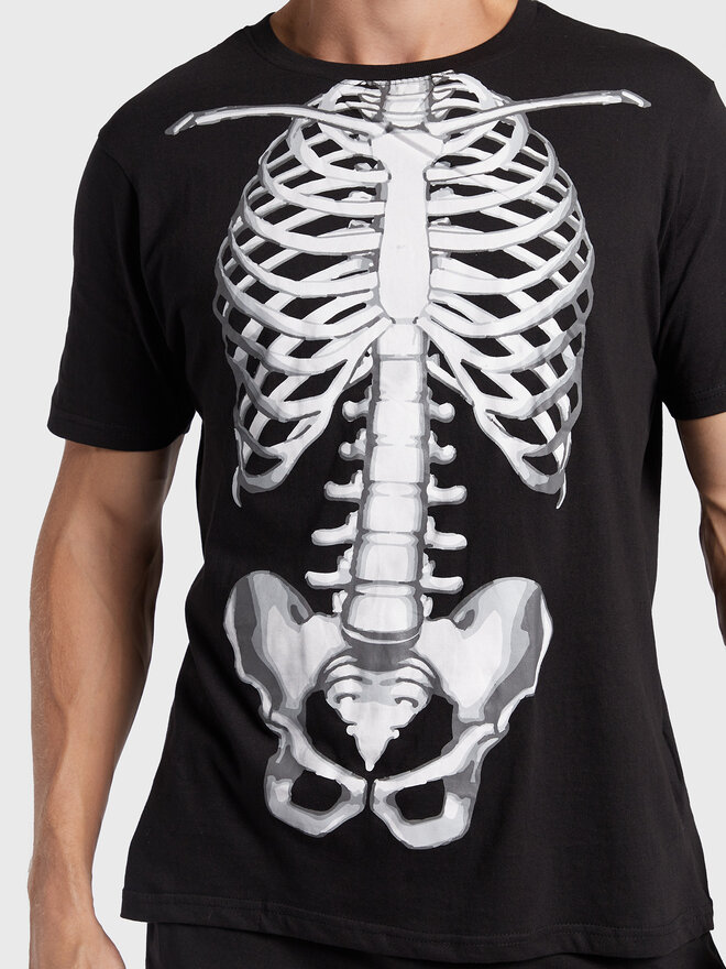 Brave Soul Brave Soul Πιτζάμα MLWS-149BODY Μαύρο Regular Fit