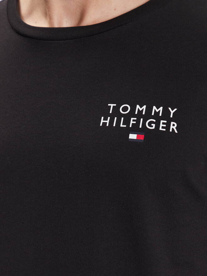 Tommy Hilfiger Tommy Hilfiger Marškinėliai Logo UM0UM02916 Juoda Regular Fit