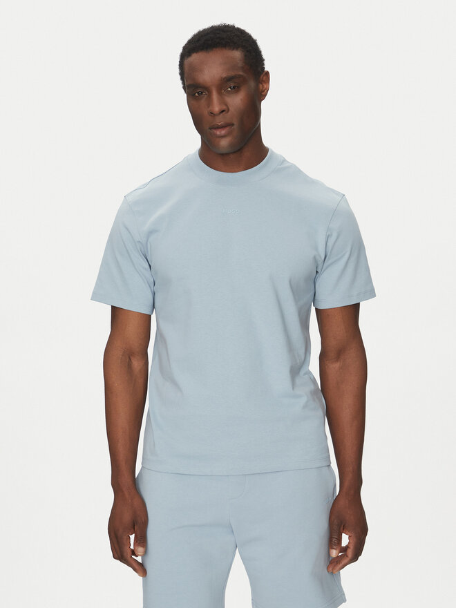 HUGO HUGO Camiseta Dapolino 50488330 Celeste Relaxed Fit
