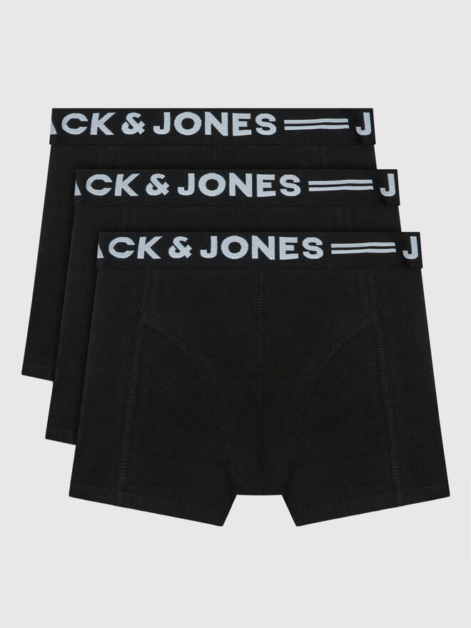 Jack&Jones Junior Jack&Jones Junior Σετ μποξεράκια 3 τμχ Sense 12149293 Μαύρο