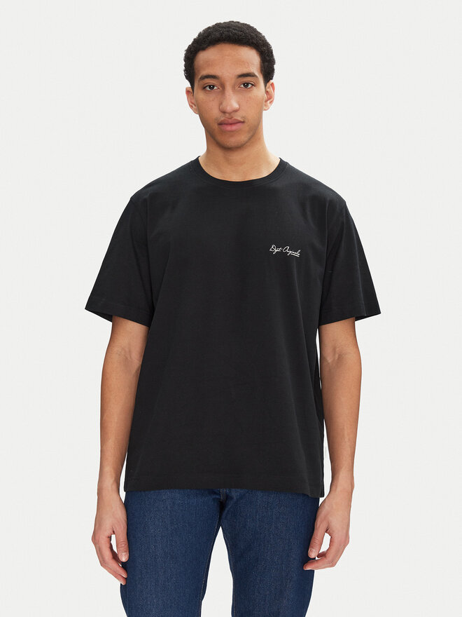 Jack&Jones Jack&Jones Marškinėliai Islington 12273015 Juoda Loose Fit