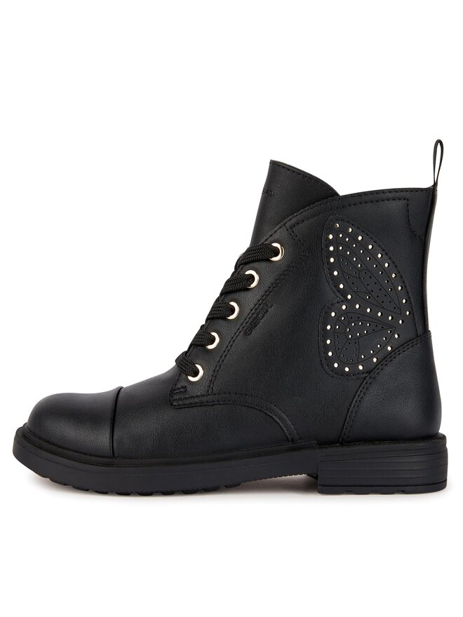 Geox Боти Geox J Eclair Girl J369QM 000BC C9999 M Черен