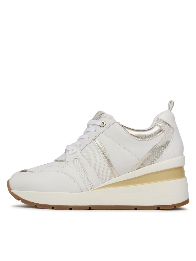 Geox D Zosma A Sneakers voor dames, Dk Taupe, 37 EU