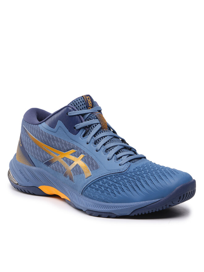 Chaussures pour sport en salle Asics Netburner Ballistic Ff Mt 3 1051A074 Bleu chaussures