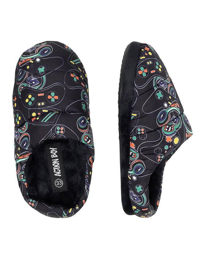 Action Boy Pantuflas Action Boy P3141001K Negro