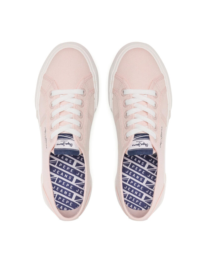 Pepe Jeans Sneakers aus Stoff Pepe Jeans Brady W Basic PLS31287 Rosa