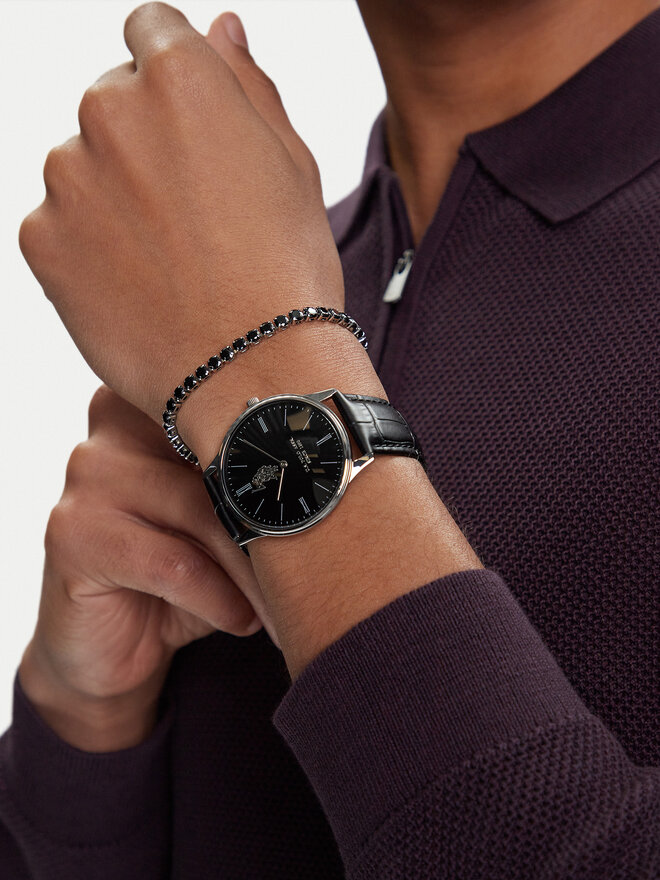 U.S. Polo Assn. Karóra és karkötő szett U.S. Polo Assn. Jeremy USP6391TW Fekete