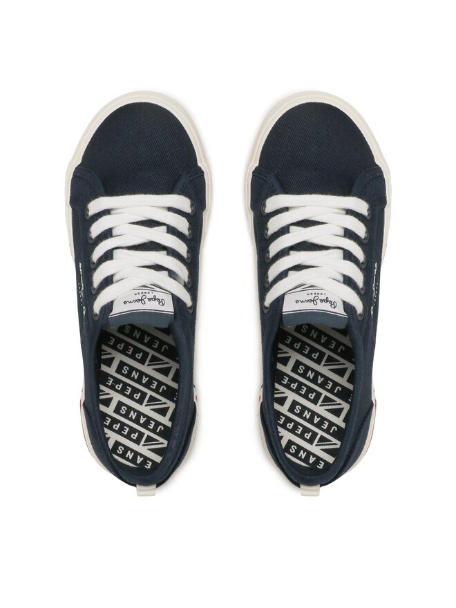 Pepe Jeans Tenisówki Pepe Jeans Brady Basic Boy PBS30549 Granatowy