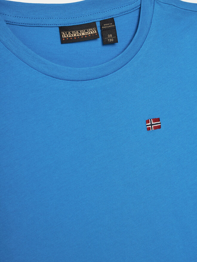 Napapijri Napapijri Camiseta Salis SS 2 NP0A4GEHB2W1 D Azul Regular Fit