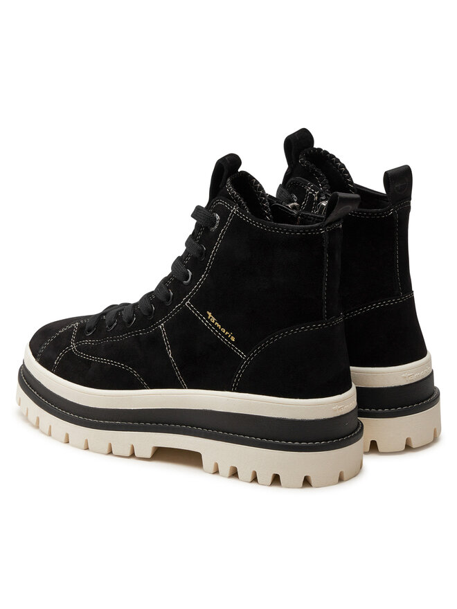 Tamaris Trapper stila apavi Tamaris 1-25205-43 Melns