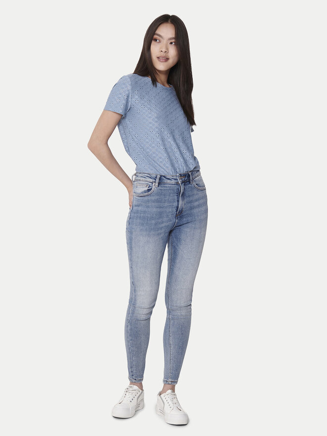 JDY JDY Póló 15158450 Kék Regular Fit