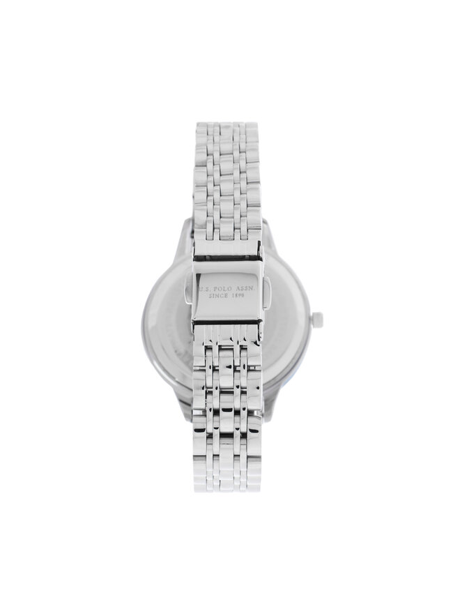U.S. Polo Assn. Σετ Ρολόι & Βραχιόλι U.S. Polo Assn. Faith USP6392TW Ασημί