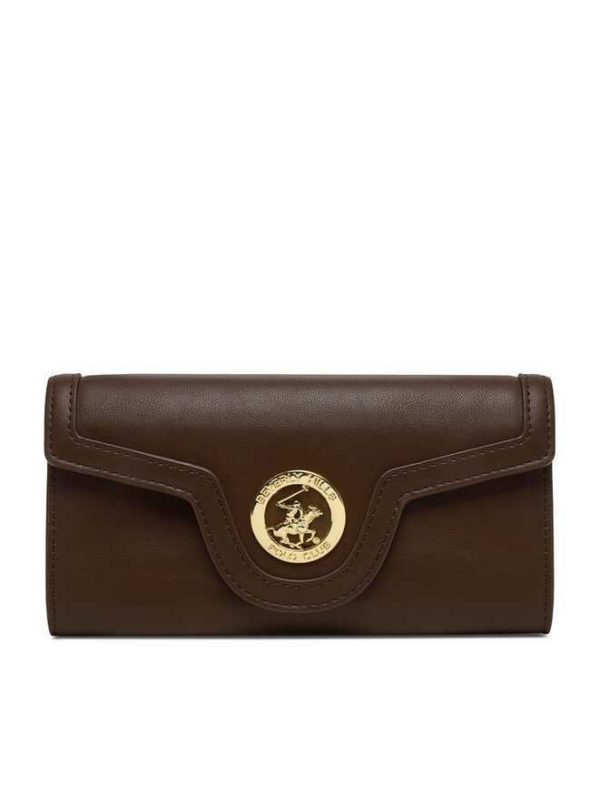 Beverly Hills Polo Club Гаманець Beverly Hills Polo Club CWBEO-BHPC-W1-010-SS26 Коричневий