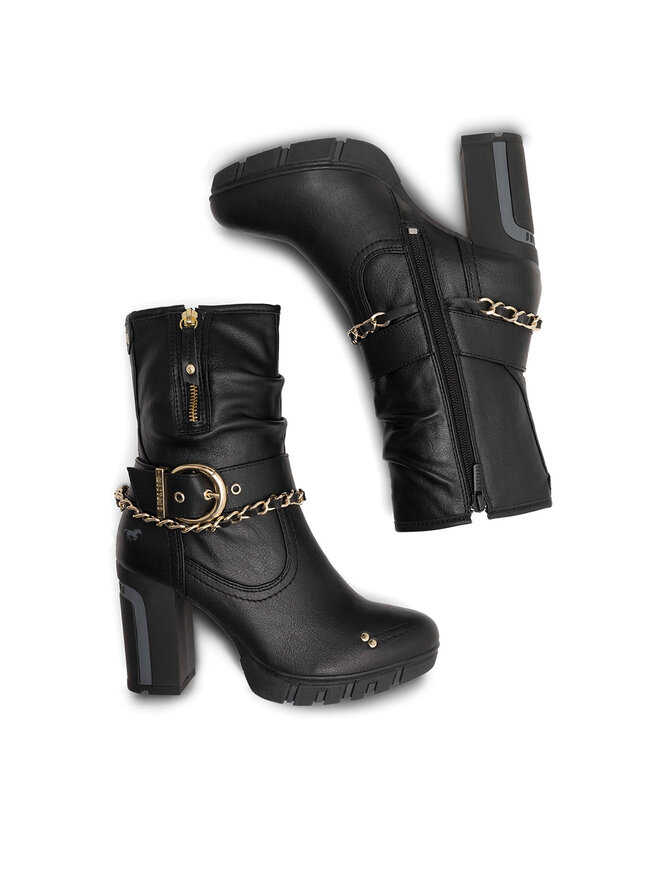 Mustang Stiefeletten Mustang 1363-505 Schwarz