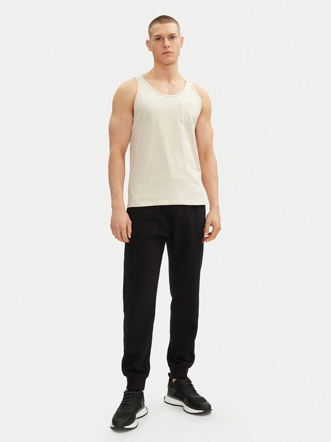 Jack&Jones Jack&Jones Majica brez rokavov Jake 12270577 Bež Regular Fit