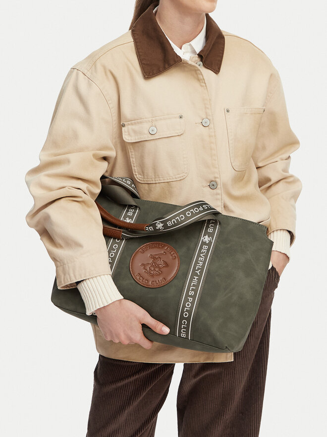 Beverly Hills Polo Club Handtasche Beverly Hills Polo Club CWBEO-BHPC-L-007-10 Khakifarben
