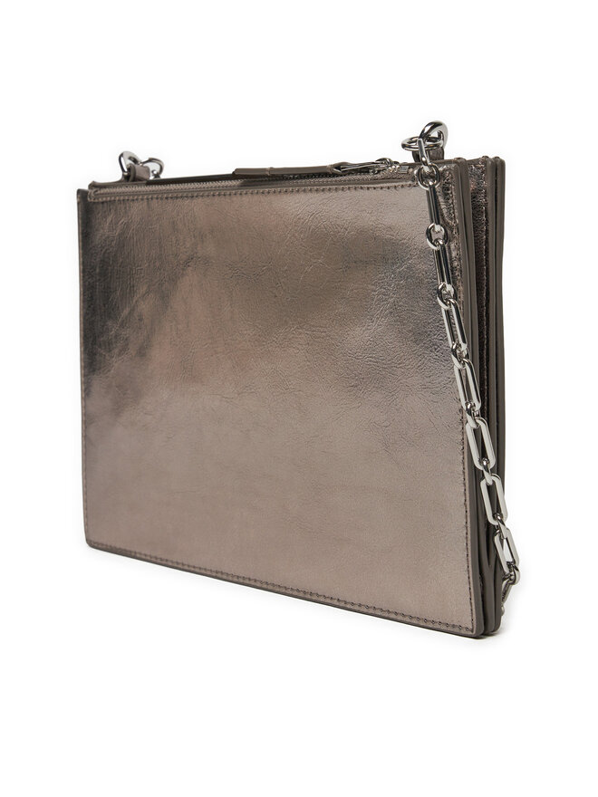 Calvin Klein Kabelka Calvin Klein Ck Night Square Crossbody_Shiny K60K612793 Stříbrná
