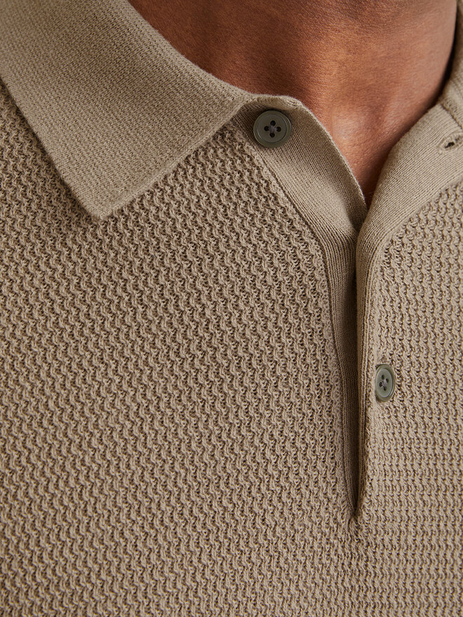 Jack&Jones Jack&Jones Polo marškinėliai Cooper 12271483 Smėlio Regular Fit