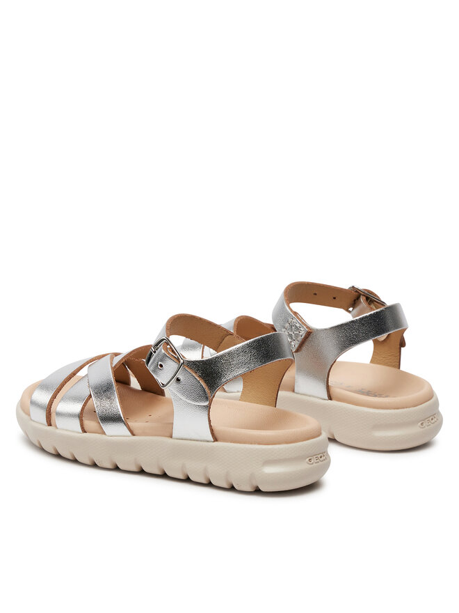 Geox Sandalen Geox J Sandal Soleima Gir J45GSA 000CF C1007 M Silberfarben