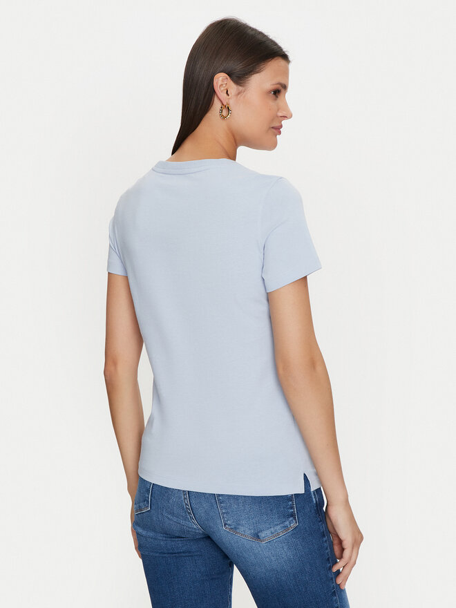 Guess Guess Marškinėliai Icon W4YI32 I3Z14 Mėlyna Regular Fit