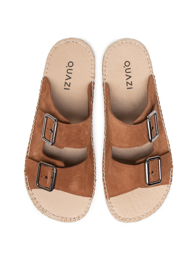 QUAZI Espadryle QUAZI QZ-63-04-000623 Brązowy