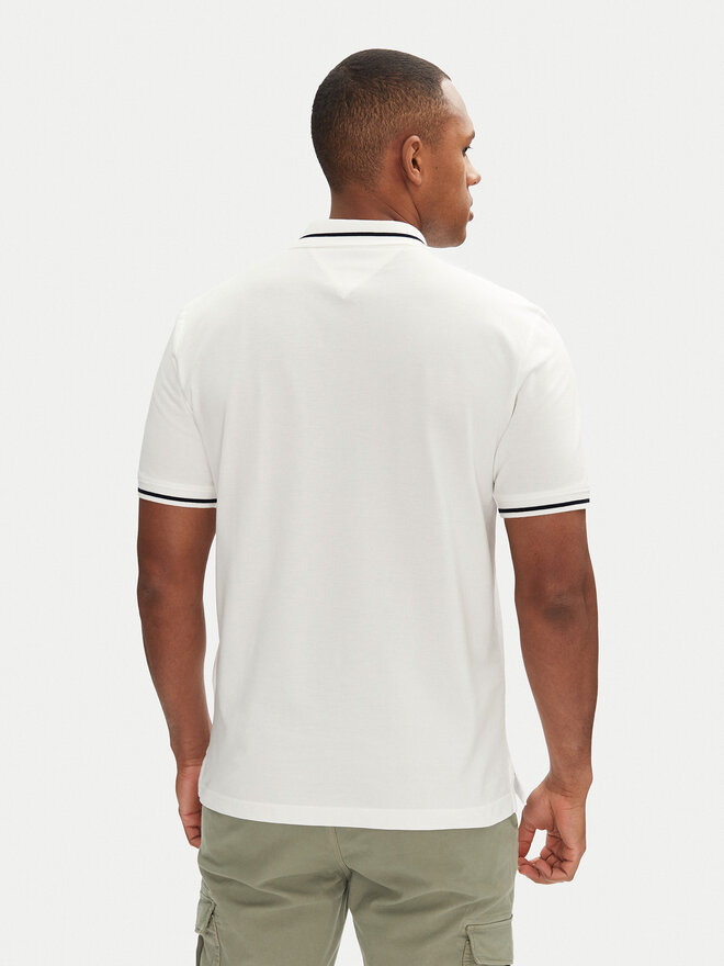 Tommy Jeans Tommy Jeans Polo DM0DM20745 Λευκό Regular Fit