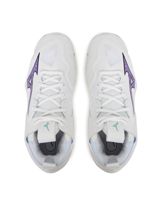 Mizuno Sálovky Mizuno Wave Momentum 3 Mid V1GC2317 Bílá