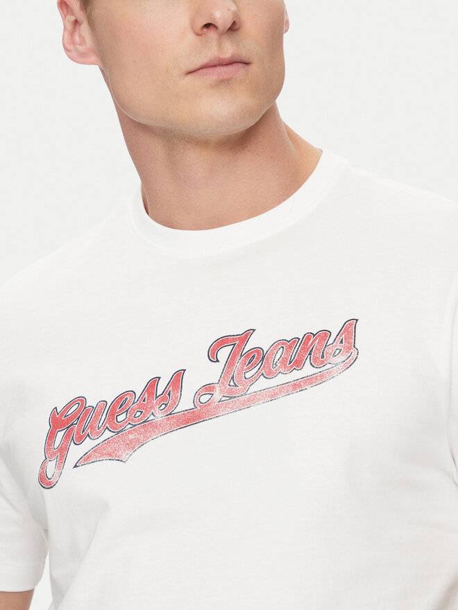 Guess Jeans Guess Jeans Camiseta M5GI54 K8FQ4 Blanco Regular Fit