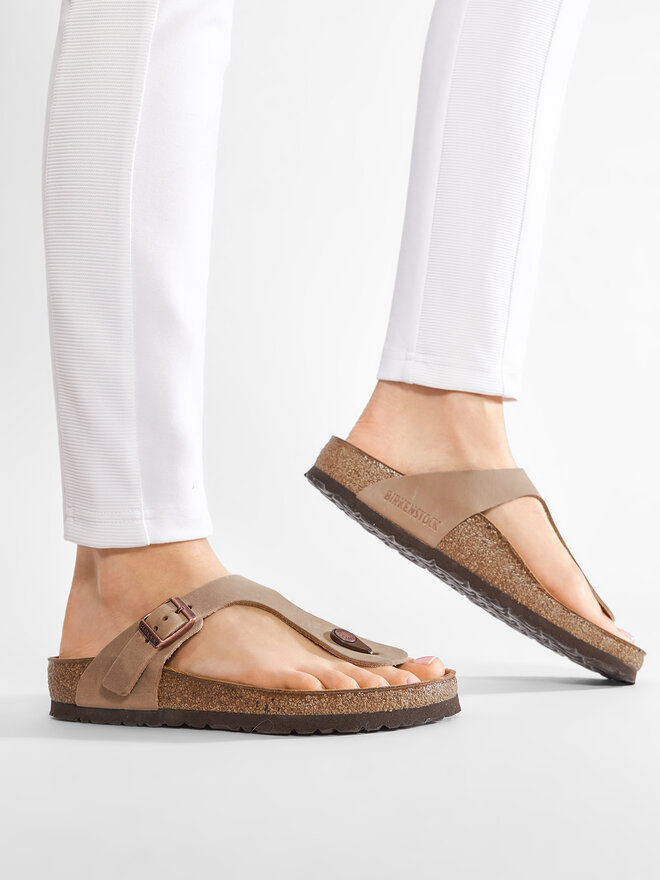 YUKIKO Japonki BIRKENSTOCK - Gizeh Bs 0943813 Tabacco Brown - Ceny