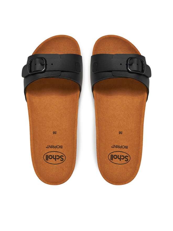 Scholl Şlapi Scholl Ginni Wide MF31999 Negru