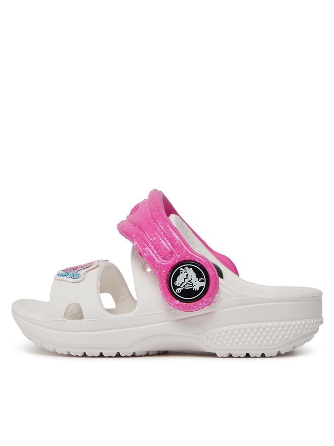 Crocs Шльопанці Crocs Classic Embellished Sandal T 207803 Білий