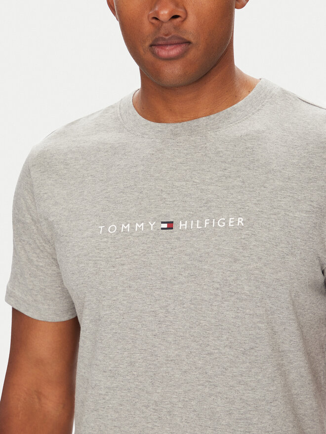 Tommy Hilfiger Tommy Hilfiger Marškinėliai UM0UM03525 Pilka Regular Fit