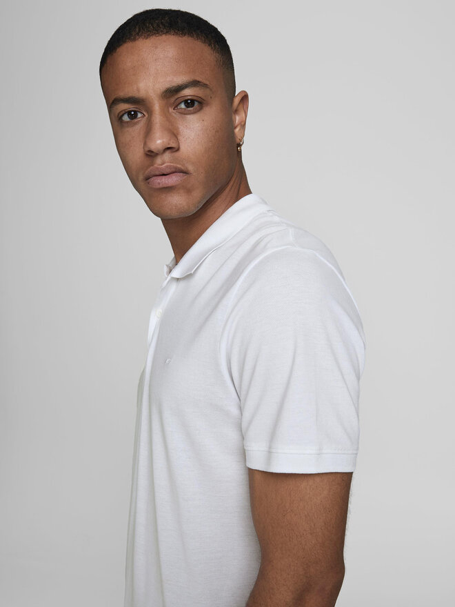 Jack&Jones Jack&Jones Poloshirt Basic 12136516 Weiß Slim Fit