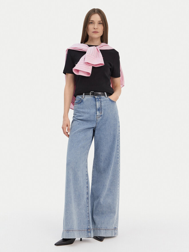 Tommy Hilfiger Tommy Hilfiger T-Shirt New Cody WW0WW40587 Μαύρο Slim Fit