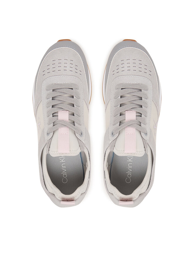 Calvin Klein Sneakers Calvin Klein Retro Runner Sock Laceup Neo Mix HW0HW03250 Grau