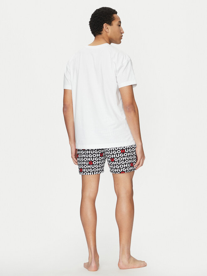 HUGO HUGO Pijama Tortuga 50534139 Blanco Regular Fit