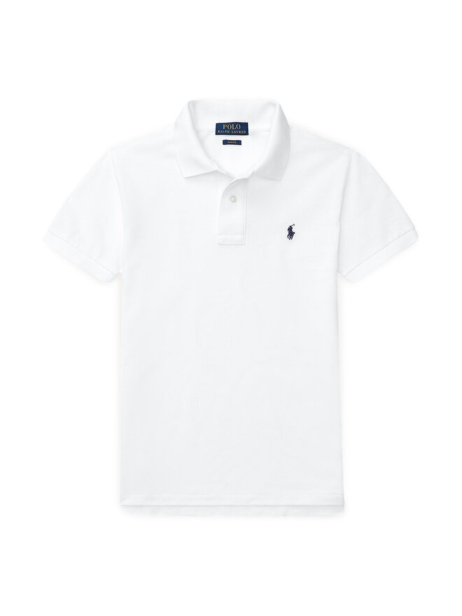 Polo Ralph Lauren Polo Ralph Lauren Поло 323547926 Білий Slim Fit