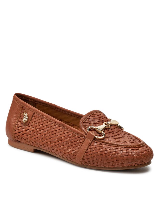 U.S. Polo Assn. Mokasyny U.S. Polo Assn. Chery001 Lth Brązowy